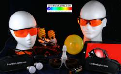 No-blue glasses, bulbs and filters available from LowBlueLights.com
